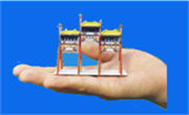 model in hand